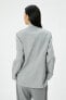 Kadın Düğmeli Cepli Standart Kesim Kruvaze Blazer Ceket 4SAK50129UW