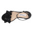 Nina Lisa Ankle Strap Womens Black Casual Sandals LISA-LS