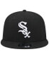 Men's Black Chicago White Sox Team Color Trucker 9FIFTY Snapback Hat