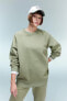 Фото #3 товара Oversize Fit Bisiklet Yaka Kalın Sweatshirt V2697az23wn