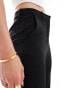 Фото #2 товара Vero Moda Tall tailored straight leg trousers in black