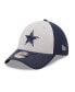 Фото #1 товара Men's Gray, Navy Dallas Cowboys Classic 39THIRTY Flex Hat