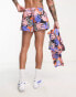 We Are We Wear jayce beach swim short co-ord in cabana tropical print