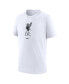 ფოტო #3 პროდუქტის Big Boys White Liverpool Crest T-shirt