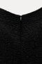 Фото #8 товара Короткое платье с рельефным узором — zw collection ZARA