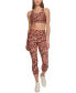 Фото #4 товара Брюки спортивные DKNY женские Принтованные брюки с высокой талией