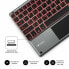 Фото #5 товара Bluetooth-клавиатура с подставкой для планшета Subblim SUB-KBT-SMBT51 Серый Разноцветный Испанская Qwerty QWERTY