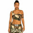 ფოტო #1 პროდუქტის GRIMEY Glorified Camo Asunetrical sleeveless T-shirt