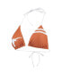 ფოტო #3 პროდუქტის Women's Texas Orange Texas Longhorns Wordmark Bikini Top