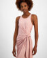 ფოტო #4 პროდუქტის Women's Side-Tie Slit Sleeveless Dress