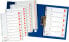 Фото #1 товара Канцелярские товары ESSELTE Перфорированные делители 1-6 с карточкой, Светло-серые PP - 100104