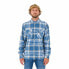 Фото #1 товара Рубашка мужская с длинным рукавом Hurley Santa Cruz голубая