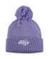 Фото #1 товара Men's Purple Washington Capitals 2021 Hockey Fights Cancer Cuffed Knit Hat with Pom
