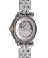 ფოტო #6 პროდუქტის Women's Swiss Automatic Le Locle Diamond-Accent Two-Tone Stainless Steel Bracelet Watch 29mm