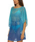 Фото #3 товара Women's Sun Opal Ombré Crochet Cover-Up Caftan