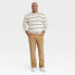 Фото #2 товара Men's Big & Tall Athletic Fit Jeans - Goodfellow & Co Khaki 30x36