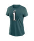 Women's Jalen Hurts Midnight Green Philadelphia Eagles Player Name and Number T-shirt