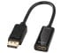 Фото #1 товара Lindy DisplayPort to HDMI 4K Adapter (passive) - 0.15 m - DisplayPort - HDMI - Male - Female - Straight