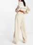 Фото #4 товара Object wide leg tailored trouser in stone
