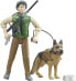 Фото #1 товара Игровой набор Bruder Forester with Dog and Equipment bworld (Бригада лесников со собакой и оборудованием)