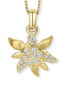 Колье Crystalp Shimmering Stars clear, gold - фото #1