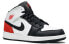 Air Jordan 1 Mid "Black Toe" BQ6931-100 Sneakers