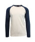 Men's Long Sleeve Thermal Shirt with Contrast Raglan Trim on Sleeves