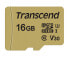 Transcend microSD Card SDHC 500S 16GB - 16 GB - MicroSDHC - Class 10 - UHS-I - 95 MB/s - 50 MB/s