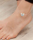 Фото #2 товара Multicolor Butterfly Anklet in Sterling Silver