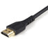 Фото #7 товара Кабель HDMI с замком Startech.com 1 м - HDMI 2.0 усиленный 4K 60Гц - высокоскоростной мониторный кабель с замком - черный