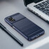 Фото #2 товара Hurtel Carbon Case etui Xiaomi Redmi Note 11E /Redmi 10 5G / Redmi 10 Prime+ 5G / Poco M4 5G elastyczny silikonowy karbonowy pokrowiec niebieskie