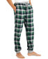 ფოტო #3 პროდუქტის Men's 2pk Flannel Jogger Pajama Pants