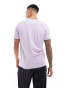 Brave Soul raw edge t-shirt in pastel lilac