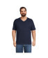 Фото #1 товара Big & Tall Super-T Short Sleeve V-Neck T-Shirt