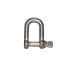 OEM MARINE D Stainless Steel Captive Pin Shackle
