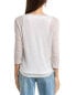 Majestic Filatures Double Layer Linen Henley Women's