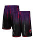 Фото #3 товара Men's Purple and Black Toronto Raptors 1998/99 Hardwood Classics Fadeaway Reload 3.0 Swingman Shorts