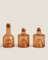 Фото #3 товара Set of 3 glass cruets with cork