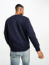 GANT 1949 crest logo applique relaxed fit sweatshirt in navy