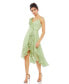 ფოტო #1 პროდუქტის Women's Ieena Ruffled Faux Wrap Midi Dress