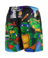 ფოტო #3 პროდუქტის Men's Black Teenage Mutant Ninja Turtles vs. Shredder Shorts