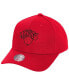 ფოტო #1 პროდუქტის Mitchell Ness Men's Red New York Knicks Fire Red Pro Crown Snapback Hat