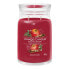 Фото #1 товара Aroma candle Signature large glass Red Apple Wreath 567 g