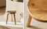 Round elm stool