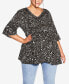 Plus Size Lizzie Tiered Tunic Top