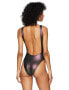 Фото #2 товара Sports Illustrated Women's Rebel Plunge Sz. 8 One-Piece Swimsuit 149883