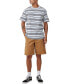 Фото #4 товара Men's Loose Fit Stripe T-Shirt
