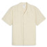 Фото #1 товара Puma Mmq Seersucker Short Sleeve Button Up Shirt Mens Size L Casual Tops 624016
