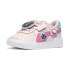 Puma P. Patrol X Cali Team Ac Lace Up Toddler Girls Pink Sneakers Casual Shoes