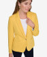 ფოტო #4 პროდუქტის Women's Notched-Collar One-Button Blazer